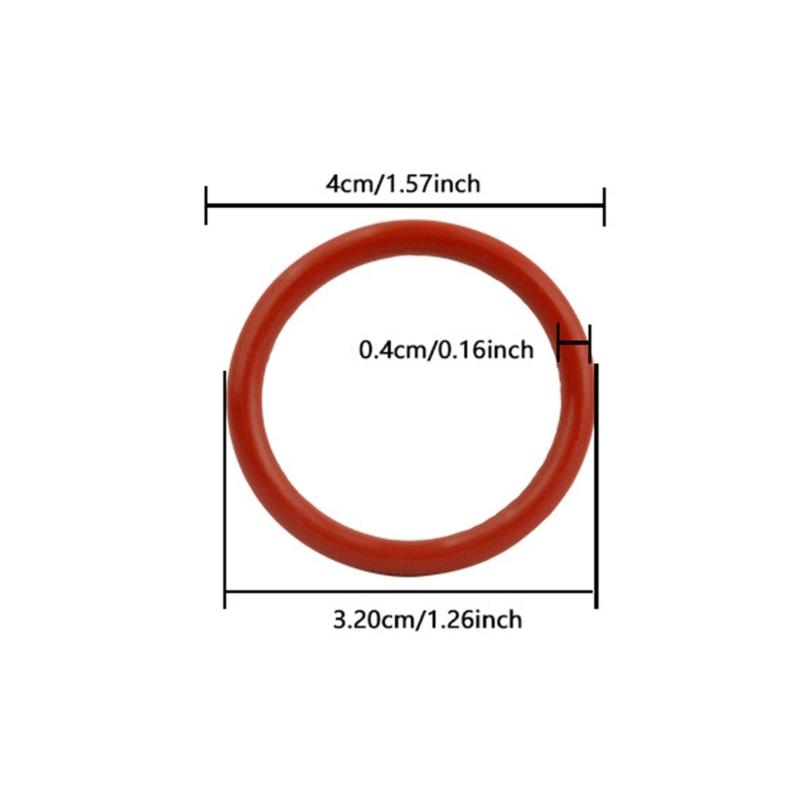 Elastic Silicone Coffee Machine Seals 40x32x4MM Steam Valves Rings Outlet Valves Rings for Multiple Brands and Models