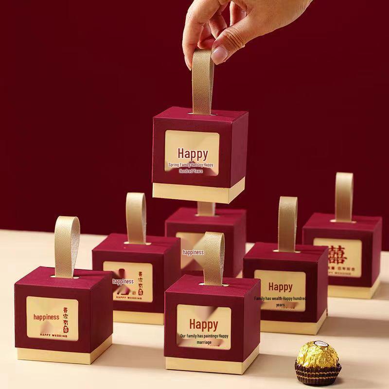 2025 Chinese Wedding Candy Gift Box