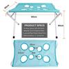 Pet Grooming Hammock Stand, Foldable Breathable Mesh Bath Rack for Cats & Small Dogs, Anti-Escape, Easy To Clean