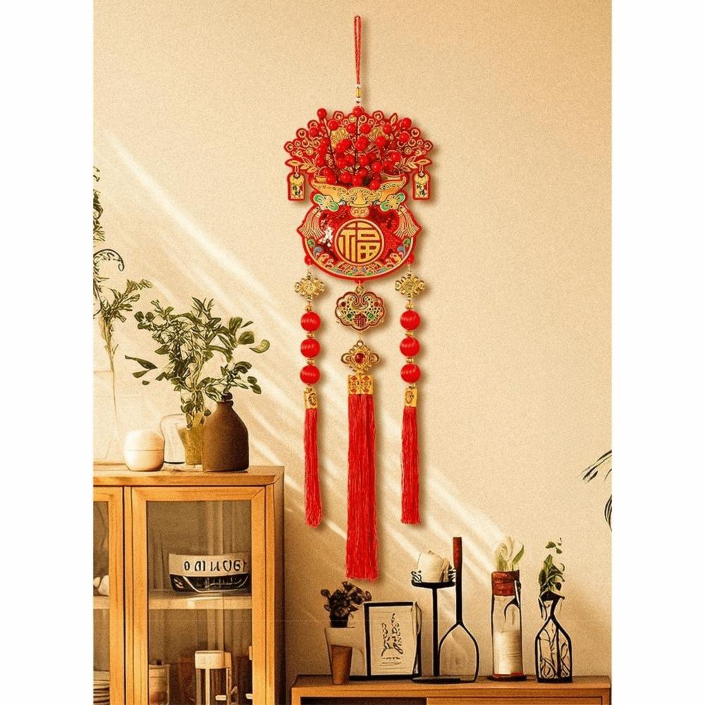 with Tassel Spring Festival Pendants Lucky Bag Shape Festive Hanging Ornaments Room