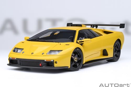 AUTOart 1/18 Scale Lamborghini Diablo GTR (Yellow) Finished Product 79138