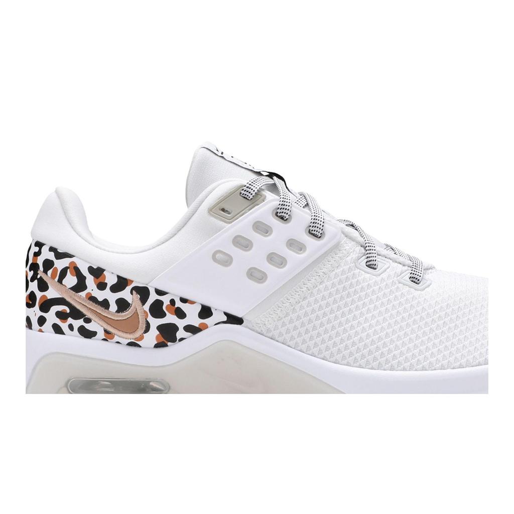 Nike Womens Air Max Bella TR 4 Premium 'White Leopard' (women's sizes) White / Light Bone / Wheat / Black Training Shoes DA2748 105
