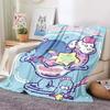 6 Sizes Tuxedo Sam Blanket Japanese Style Soft Flannel Throw Fluffy Bed Comfortable Home Four Season Warm Blanket Baby Gift