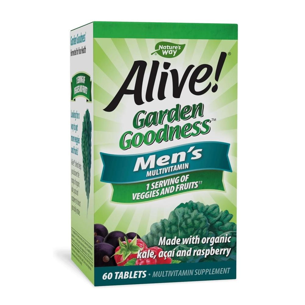 

Alive! Garden Goodness Mens Multivitamin, 60 Tablets