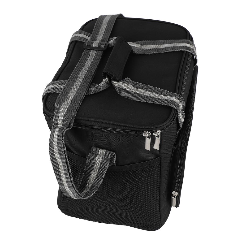 Izolowana torba na lunch Tkanina Oxford Torba do dostawy jedzenia Utrzymująca ciepło Zimno Duża pojemność Przenośna torba na lunch dla kobiet mężczyzn