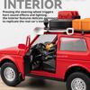 1:24 Lada NIVA 300SL Model Toy Vintage Cars Alloy Diecast Shock Absorption Sound Light Doors Opened Miniature Vehicles for Kids