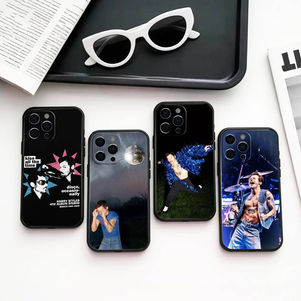 SINGER H-Harry Styles Phone Case Silicone Soft For IPhone 17 16 15 14 13 12 11 X XR Plus Pro Max Plus