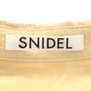 SNIDEL Short sleeve Open Shoulder shirt F beige Women Used