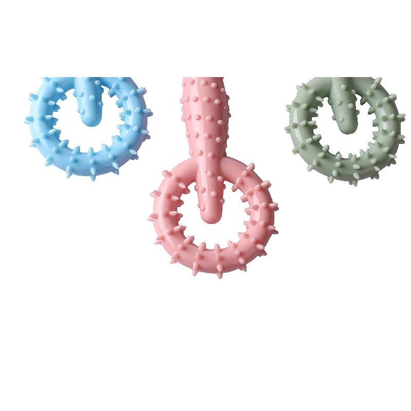 Durable Tpr Pet Chewing Ring Toy For Small And Medium Dogs