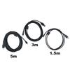 1.5m 3/5M Mini B 5pin USB Male To USB Male T Port Fast Data Transmission Extend Cable Wire Player Car DVR GPS Digital Camera