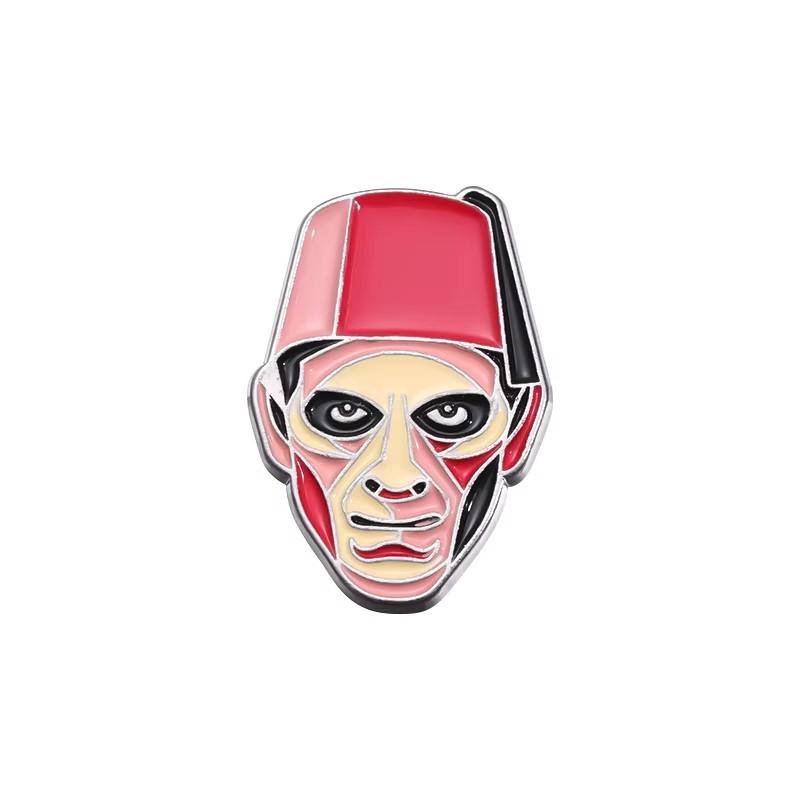 Halloween Horror Enamel Pins Scary Movies Figure Thrilling Terror Mask Brooch Lapel Brooches Jewelry Souvenir Gifts For Friends
