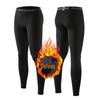 Men's Quick-Dry Fleece-Lined Sports Tights: High-Elasticity, Warm Base Layer for Basketball & Running