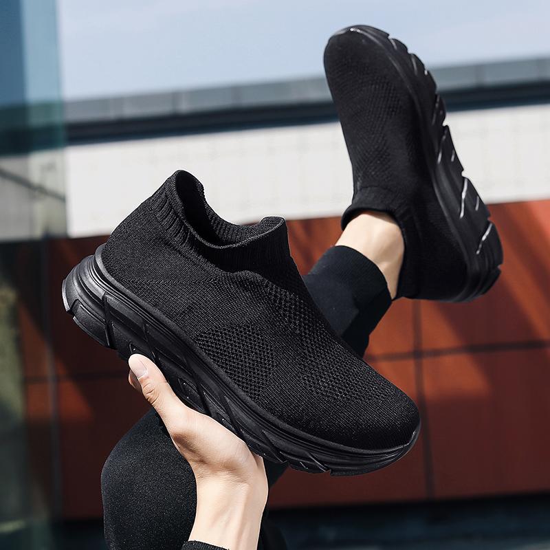 Women’s Moccasins Loafers Casual Slip on Walking Shoes Summer Men’s Slip-ons Lightweight Socks Shoes for Girls Large Size 35-46
