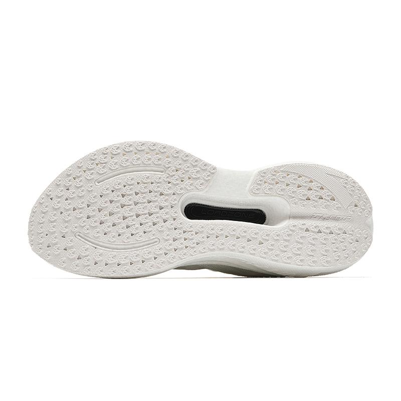 New Anta Cushioning Slip Resistant And Abrasion Resistant Low Top Running Shoes Men's Papyrus White 112435562-1