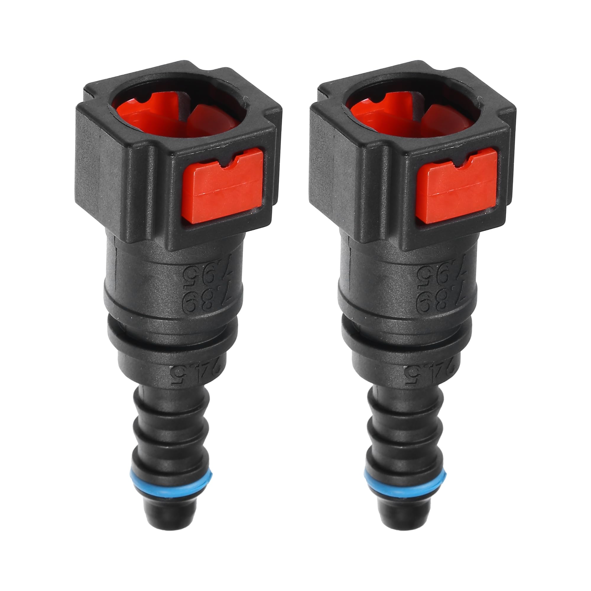 

ABSOPRO Автомобильный топливный шланг Быстросъемный соединитель Прямой 5/16 7.89мм SAE к красный