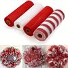 Shiny Christmas Decoration Mesh Ribbon 26cm Christmas Wrapping Ribbon  Gift Package