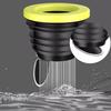 652F Toilet Flange Sealing Rings Check Valves Rubber Rings Toilet Bowl Gasket Flange Rings with Backflow Prevention Valves
