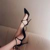 Pointed Single Shoes Fashion Shoes Women's  Stiletto High Heels Women's Niche Straps Versatile Temperament Summer