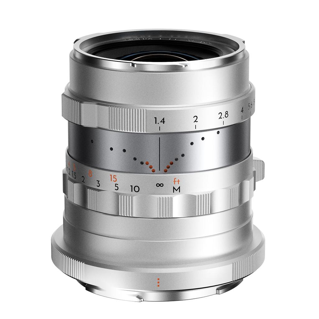 Thypoch SIMERA 28mm Lens for Nikon Z Mount Mirrorless Manual Silver F1.4 ASPH. Full-Frame Cameras, Focus,