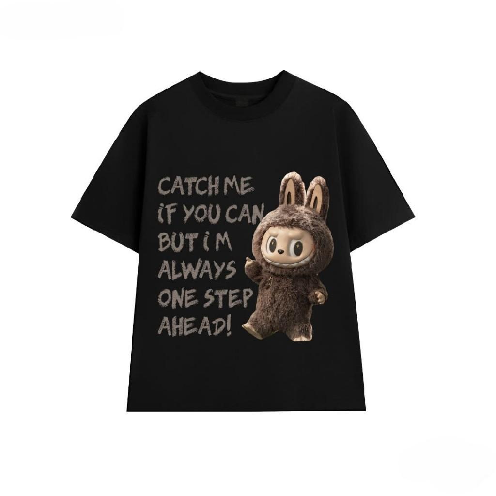 

Labubu printed unisex t-shirt short-sleeved round neck top 5XL