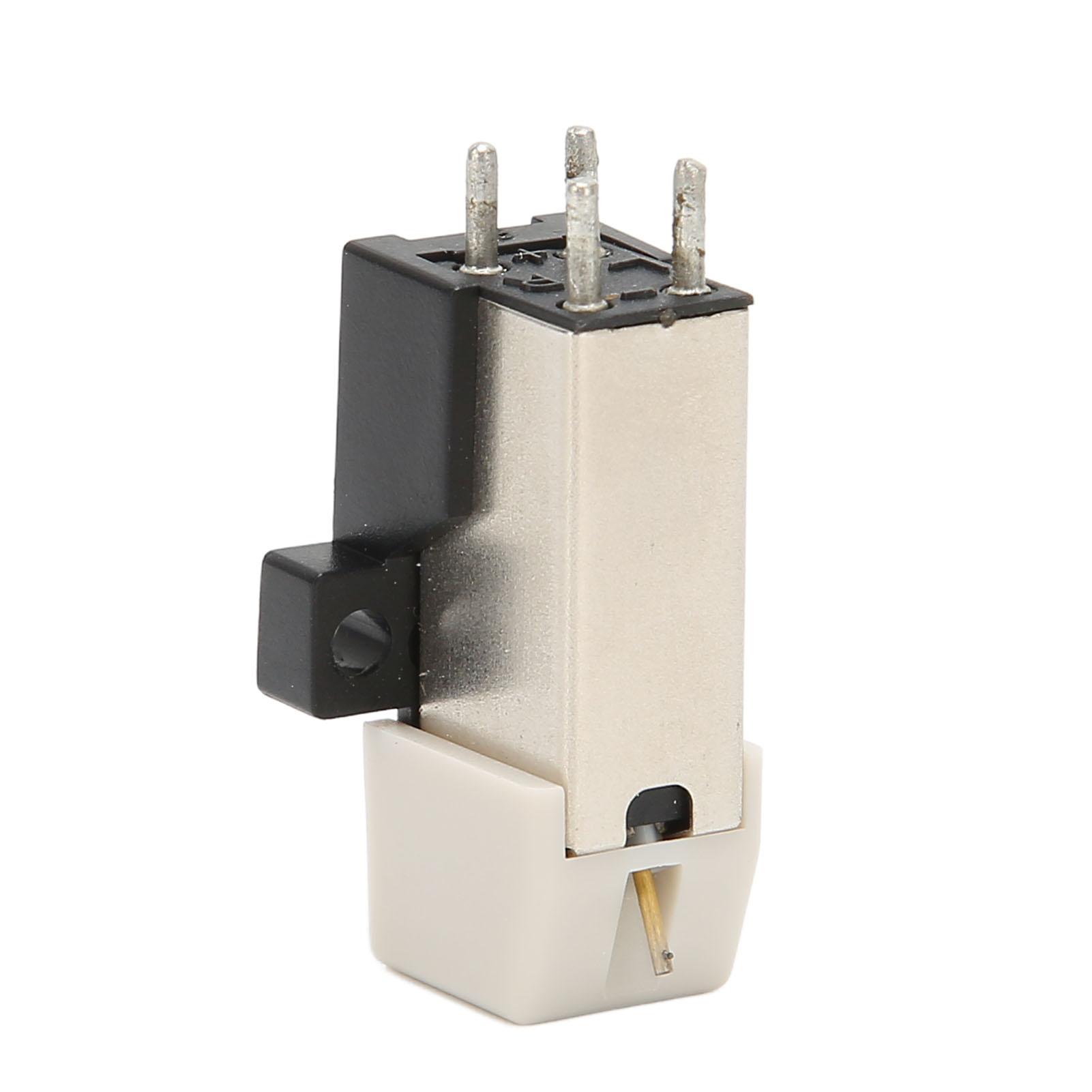 

Стилус с магнитным картриджем и виниловой иглой LP для проигрывателя проигрывателей белый