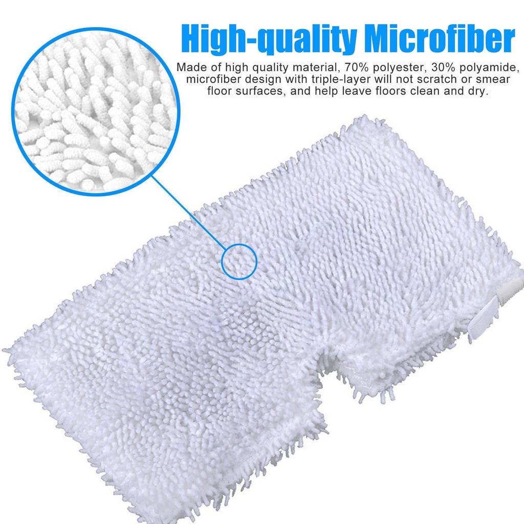 4pc  Purpose Wet Mop Head Reusable Flat Mop Head Universal Mop Head
