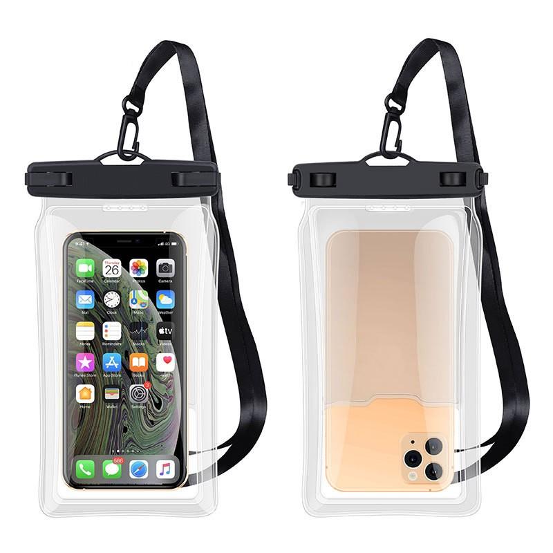 

Водонепроницаемый плавающий чехол для сухого мешка для сенсорного экрана сотового телефона