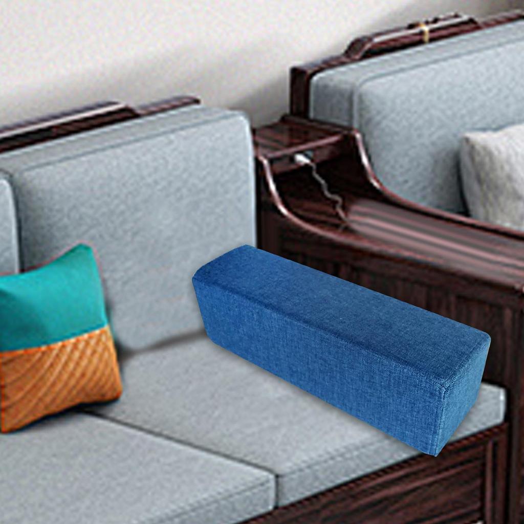Couch Arm Rest Pillow High Density Foam Bolster with Removable Washable Pillowcase Armrest Cushion for Bedroom Car Home Working