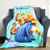 1Pc Winnie Pooh Adventure Blanket Soft And Comfortable Casual Warm Camping Travel Christmas Halloween Xmas Gift M924576