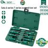 SATA T-Serie Schraubendreher-Set: Schlitz, Kreuzschlitz, Blumenkopf - Modelle 09305, 09306, 09309