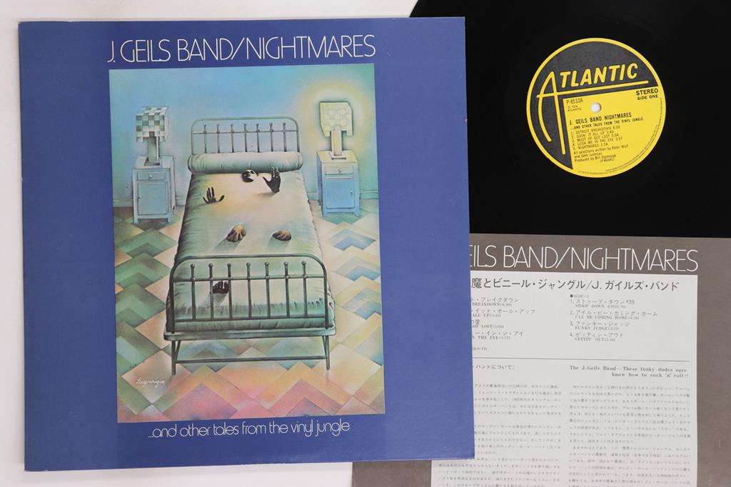 LP Record J GEILS BAND - Nightmares And Other Tales From Vin P8510A ATLANTIC 1974 Japan Rock Used