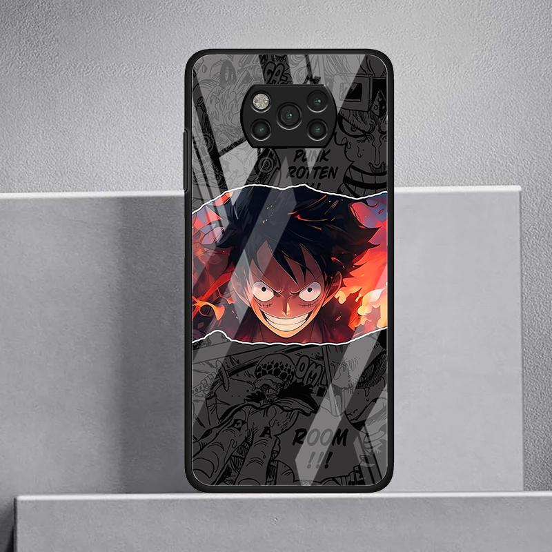 Hülle für Xiaomi Poco X6 M5 X7 Pro M3 M4 X3 Pro X5 F5 C40 X4 F4 F3 Handyhülle OneS P-ieceS Anime