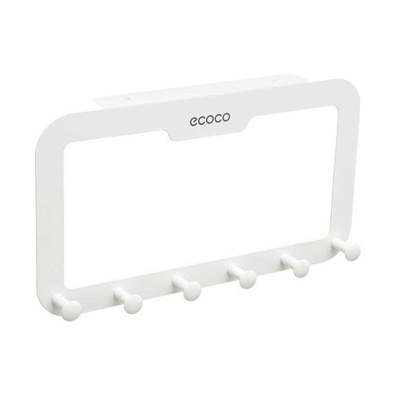 

Креативные Простые Дверные Крючки Без Следов Без Гвоздей Вешалка для Одежды Полотенца Шляп Задний Тип Шестизвенные Крючки Для Домашнего Декора белый