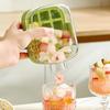 Press Type Ice Cube Mold No Touch Design Ice Make Bottle Cooling Cup Water Bottle  Summer