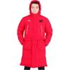 Li Ning Einfarbig Warm Schnell Rückfedernd Dick Winddicht Kapuzen-Daunenjacke Unisex Oberbekleidung Rot AYMP145-1