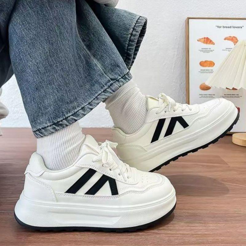 Xiaobai women's shoes women's 2025 spring new versatile casual board shoes autumn new breathable platform shoes versatile