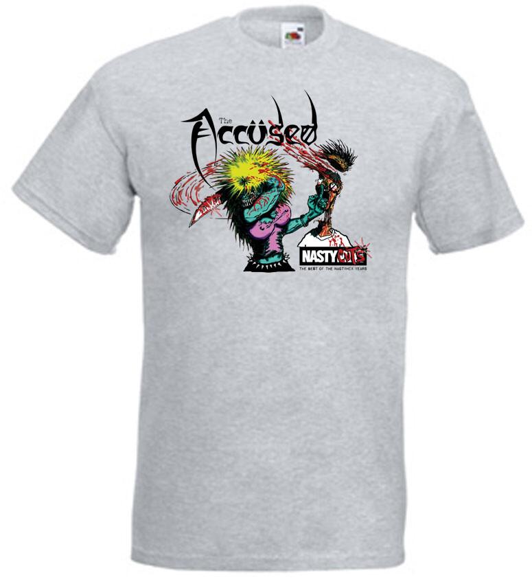 

The Accused Nasty Cuts T-shirt heather grey hardcore metal all sizes S-5XL 2XL