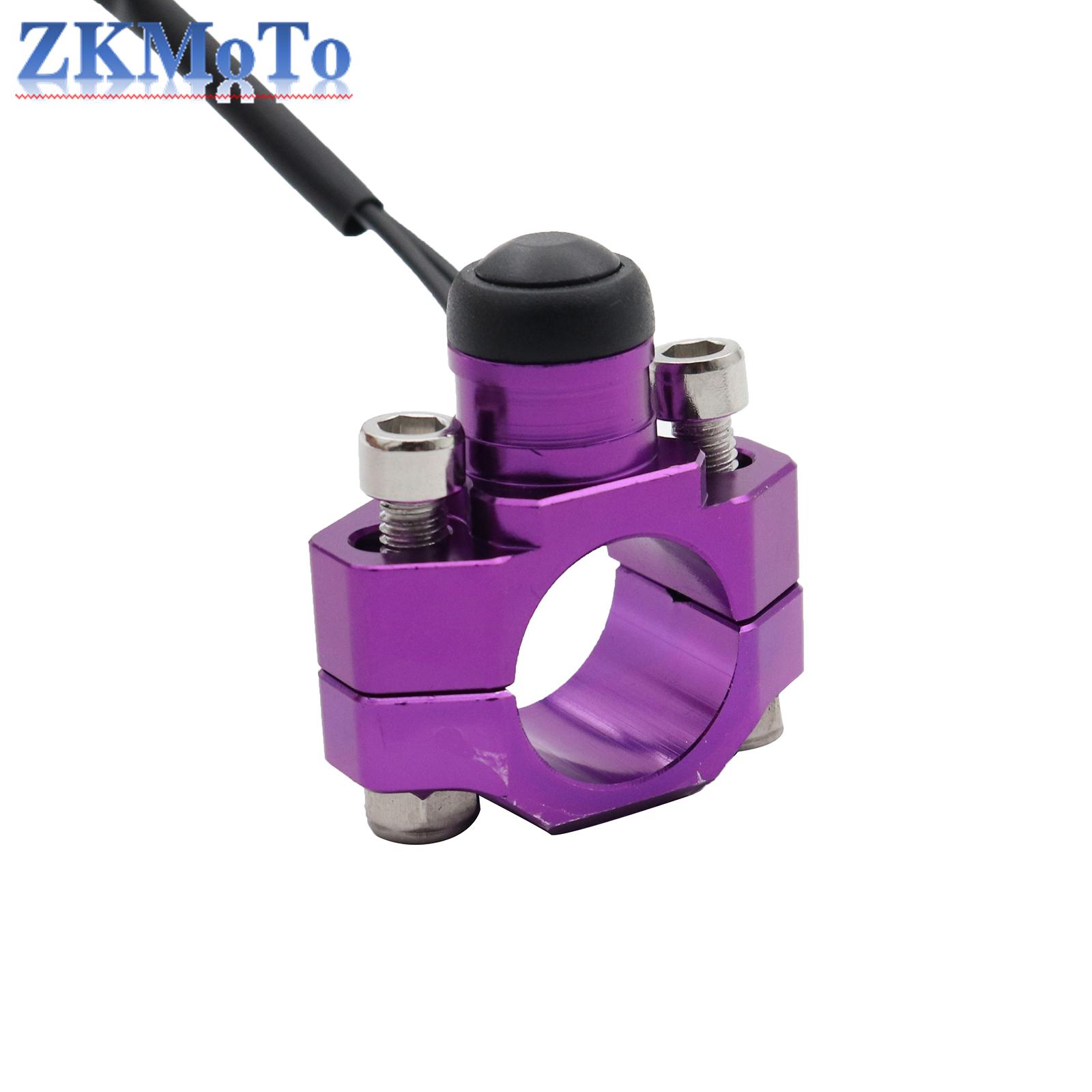 

Motorcycle Universal Engine Kill Switch Starter Switch For KTM Honda Yamaha Suzuki Kawasaki SX EXC CR CRF YZ YZF TTR RMZ DRZ KXF фіолетовий