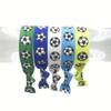 10pcs Football Printing Sports Headband Knotted Hair Tie Ball Game Commemorative Wrist Strap Gift American Football