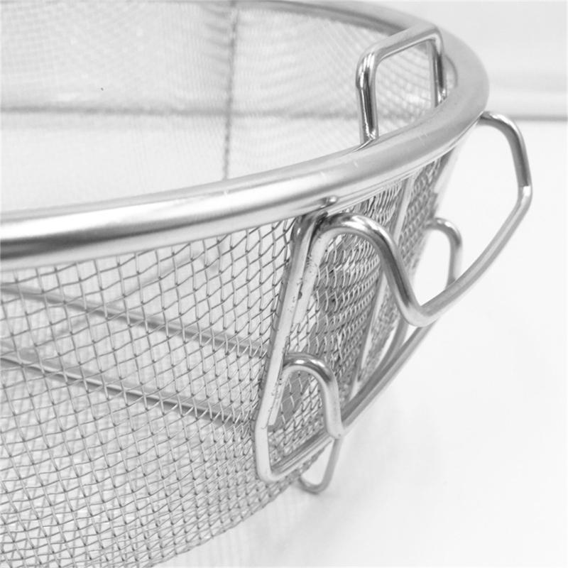 Stainless Steel Frying Basket Square Steaming Basket Convenient Cooking Tools Air Fryer Accessories for Air Fryers
