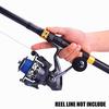 Telescopic Fishing Rod Carbon Fiber Pole with CNC Reel Seat Portable Retractable Fishing Poles