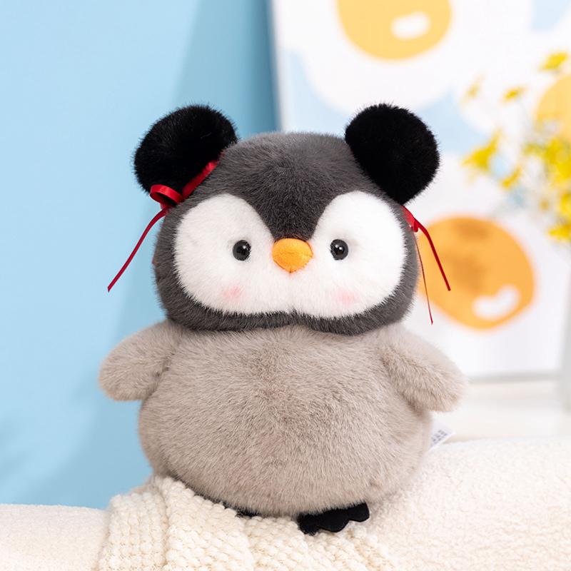 Non-Toxic New Soft Fat Penguin Plush Toys Stuffed Animal Pillow Cute Couple Penguin Doll Toy Home Decoration Toy Birthday Gifts For Children 14cm keychain