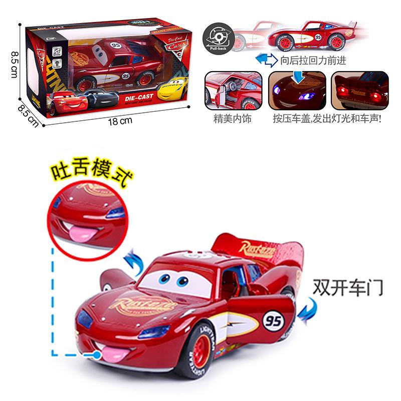 1:32 Blesk McQueen Disney Pixar Auta Slitina Tlakově litý Model Auta Se Světlem A Zvukem Zadní Kola Vratná Síla Hračka Dětské Vánoční Dárky