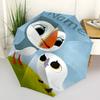 Custom Name Puffin Rock Theme Automatic Umbrella, Lightweight & Portable, 8 Rib, Perfect for Outdoor Travel, Birthdays, Christmas, Gifts.