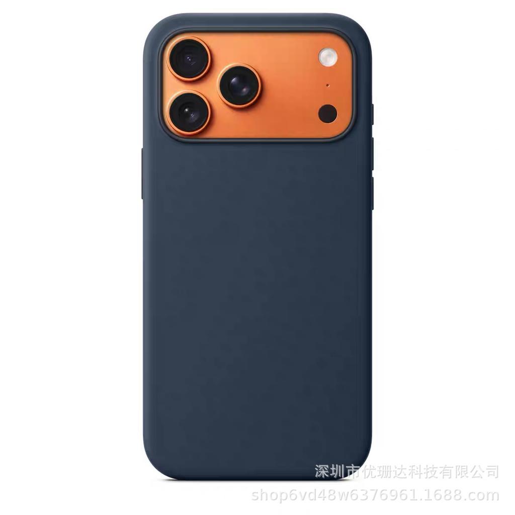 Official iPhone11Promax Solid State Silicone Magnetic Mobile Phone Case Apple 11 Skin-friendly Feel Protective Case