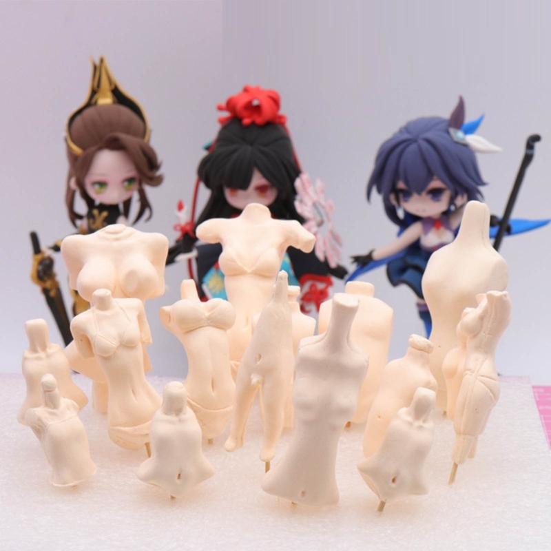 DIY Cake Decorating Baking Craft Mould Tool Silicone Fondant Molds Dolls Body Leg Model Aromatherapy Plasters Clay Molds