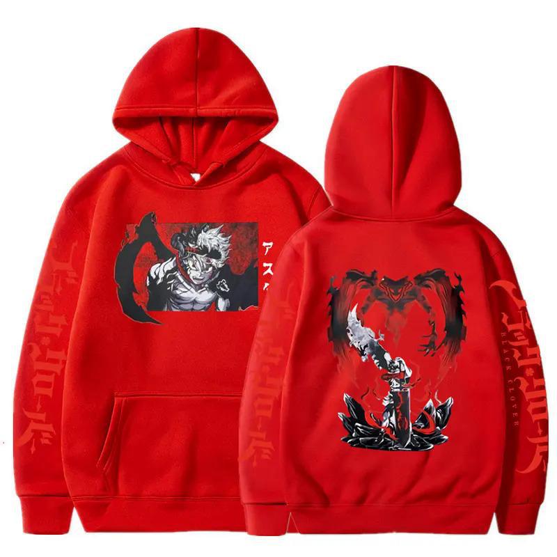 Black Clover Anime Clothes Asta Printed Hoodies