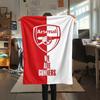 1pc Arsenal ARSENAL Print Flannel Blanket, High quality Comfortable for All Seasons, Home Decor, Warmth and Comfort, Perfect for Christmas Gifts10