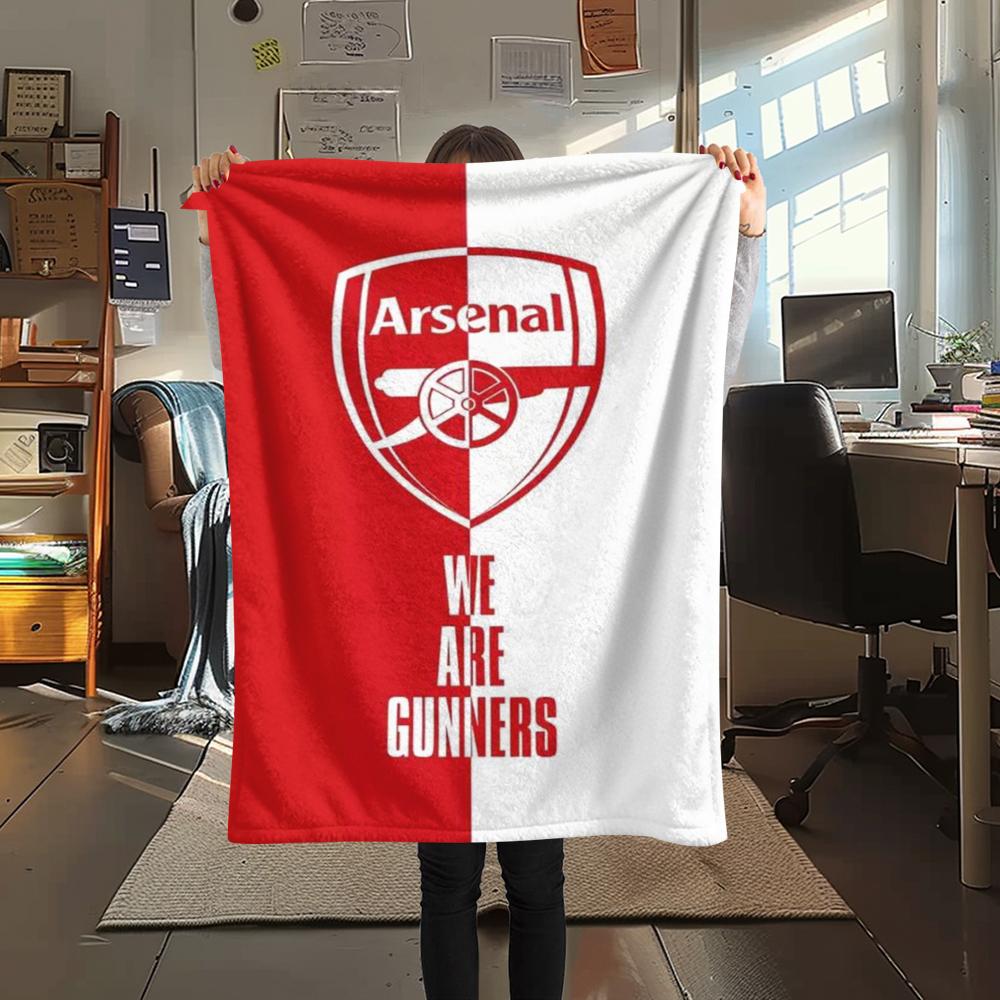 1pc Arsenal ARSENAL Print Flannel Blanket, High quality Comfortable for All Seasons, Home Decor, Warmth and Comfort, Perfect for Christmas Gifts10