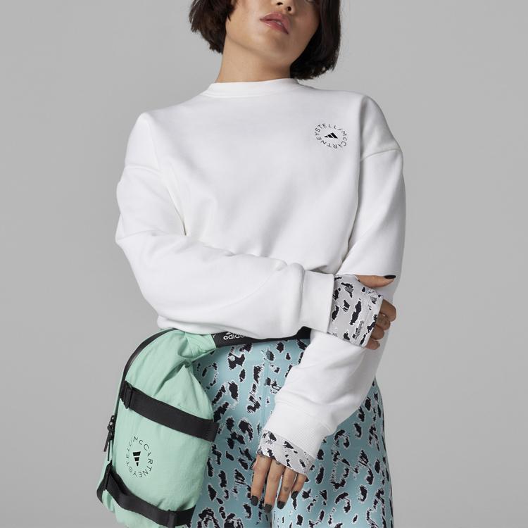adidas by Stella McCartney Women's Crew Neck Sweatshirt White H59978